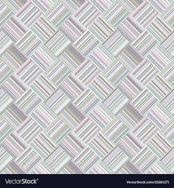 Abstract diagonal stripe square tile mosaic vector image