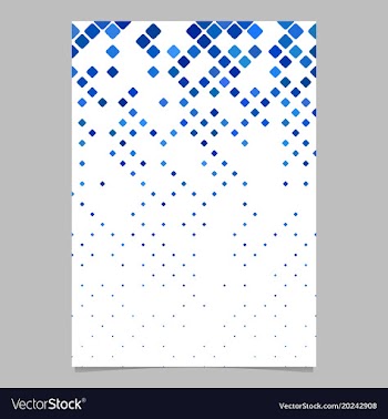 Abstract digital diagonal rounded square mosaic vector image