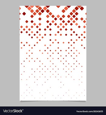 Abstract digital diagonal square pattern brochure vector image