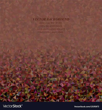 Abstract digital triangle tile background design vector image