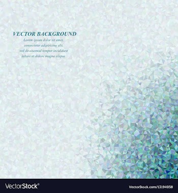 Abstract digital triangle tile background vector image