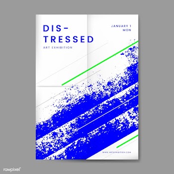 Abstract distressed design poster | Free stock vector - 553894