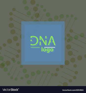 Abstract dna strand symbol isolated on white vector image