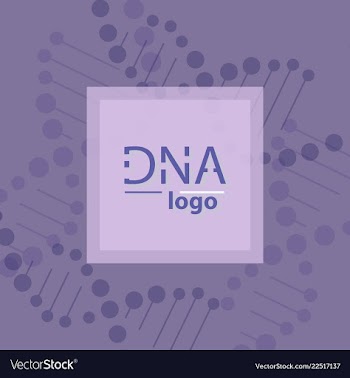 Abstract dna strand symbol isolated on white vector image