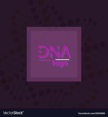 Abstract dna strand symbol isolated on white vector image