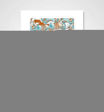 Abstract doodle pattern with objects for ski vector image