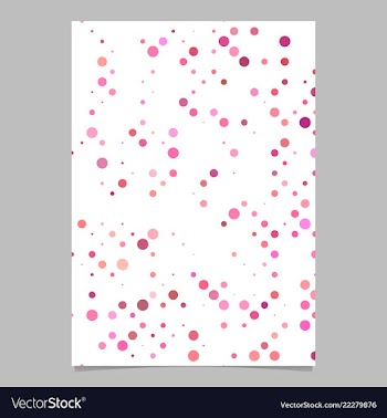 Abstract dot pattern background flyer template vector image