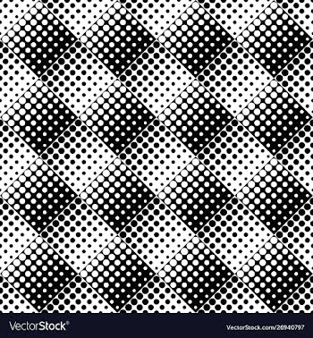 Abstract dot pattern background - monochrome vector image