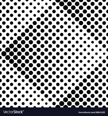 Abstract dot pattern background - monochrome vector image