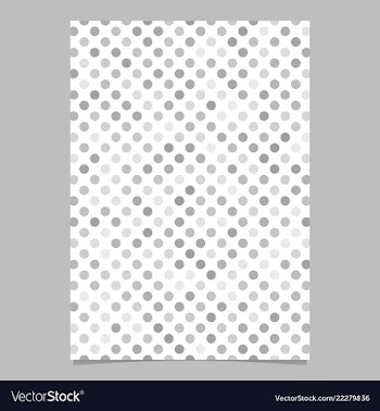 Abstract dot pattern background page template vector image