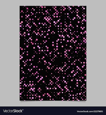 Abstract dot pattern background page template vector image