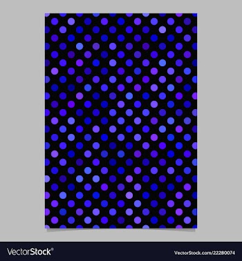 Abstract dot pattern background poster template vector image