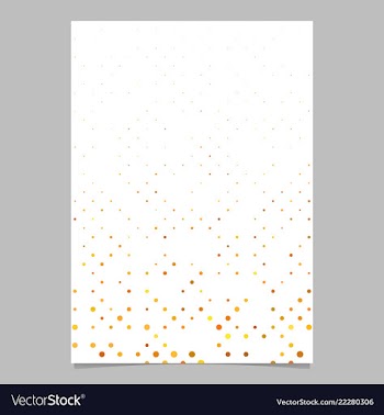 Abstract dot pattern brochure design - cover vector image