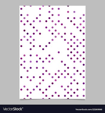 Abstract dot pattern brochure design - document vector image