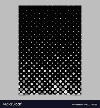 Abstract dot pattern brochure design - document vector image