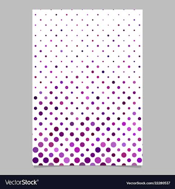 Abstract dot pattern brochure design - stationery vector image