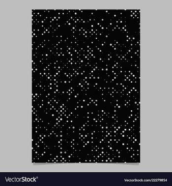 Abstract dot pattern brochure template vector image