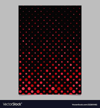 Abstract dot pattern flyer design - document vector image