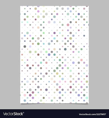 Abstract dot pattern flyer template background vector image