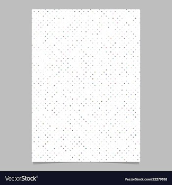 Abstract dot pattern page template background vector image