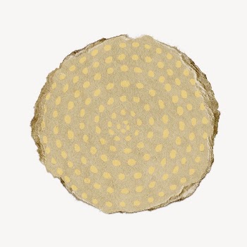 Abstract dots circle shape collage | Free PSD - rawpixel