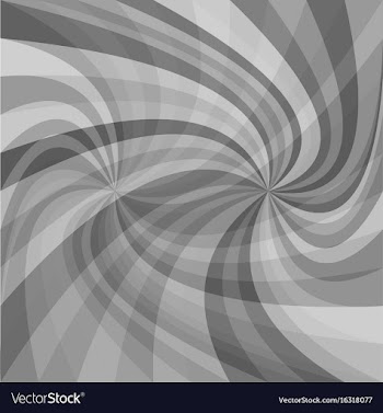 Abstract double spiral background - from rays in vector image