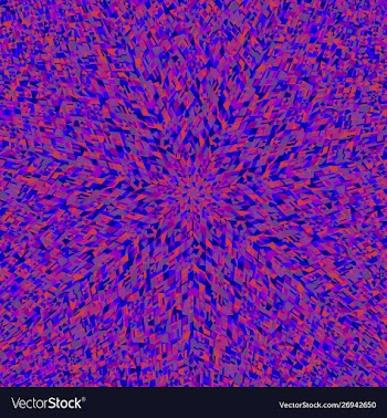 Abstract dynamic circular burst mosaic background vector image