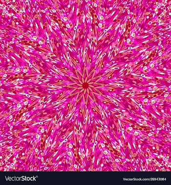 Abstract dynamic circular burst pattern mosaic vector image