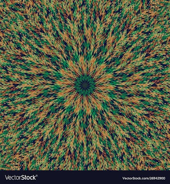 Abstract dynamic circular tile mosaic background vector image