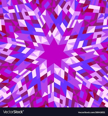 Abstract dynamic colorful circular tile mosaic vector image