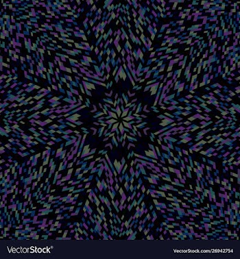 Abstract dynamic colorful circular tiled mosaic vector image