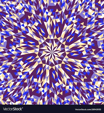 Abstract dynamic colorful geometrical tiled vector image