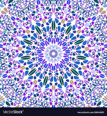 Abstract dynamic colorful gravel ornament pattern vector image