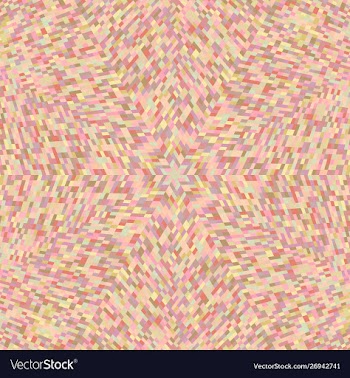 Abstract dynamic colorful radial pattern mosaic vector image