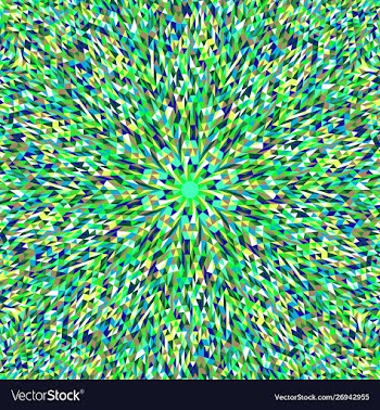 Abstract dynamic geometrical round tile mosaic vector image