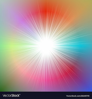 Abstract dynamic gradient star burst background vector image