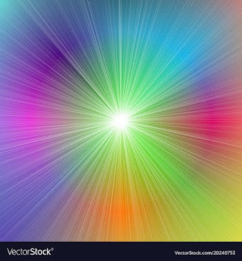 Abstract dynamic gradient star burst background vector image
