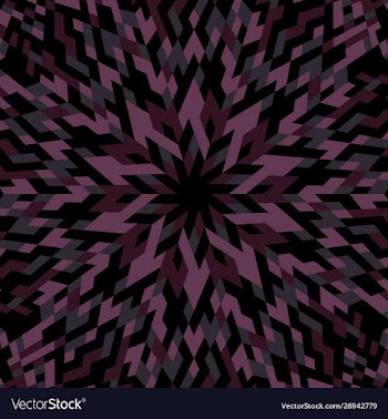 Abstract dynamic hypnotic round mosaic pattern vector image