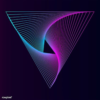 Abstract dynamic pattern wallpaper vector | Free stock vector - 487105