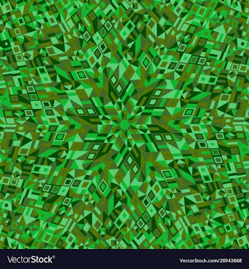 Abstract dynamic round tile mosaic background vector image