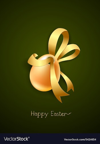 Abstract easter background vector image