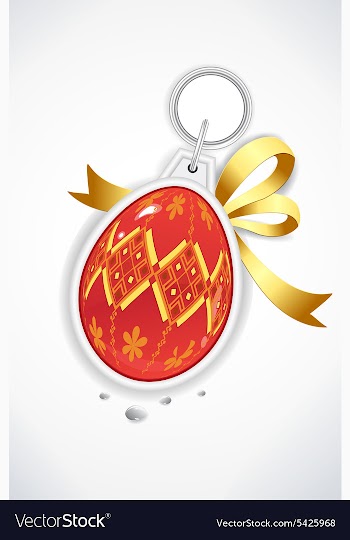 Abstract easter background vector image
