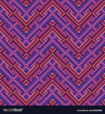 Abstract Ethnic Seamless Geometric Pattern vector image
