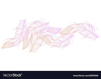 abstract feathers gradient background design
