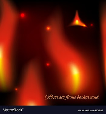 Abstract fiery background vector image