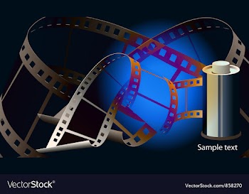 Abstract film strip background vector image