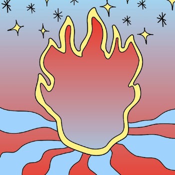Abstract fire frame, doodle gradient | Free Vector - rawpixel