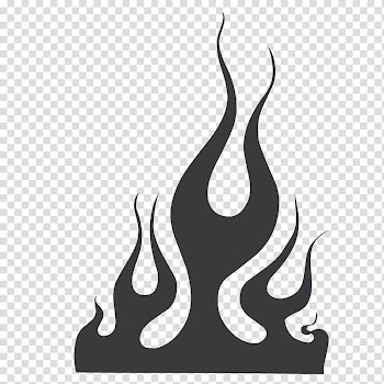Abstract Flames Brush Set, black fire illustration transparent background PNG clipart
