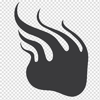 Abstract Flames Brush Set, black flame illustration transparent background PNG clipart