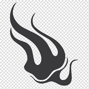Abstract Flames Brush Set, black wave illustration transparent background PNG clipart